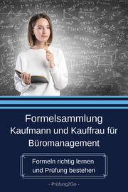 Formelsammlung Kaufmann und Kauffrau für Büromanagement - Cover