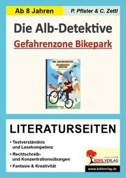 Die Alb-Detektive: Gefahrenzone Bikepark - Literaturseiten - Cover