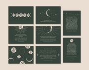 Postkarten-Set 'Sei wie der Mond'