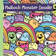 Malbuch Monster Doodle - Cover