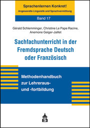 Sachfachunterricht in der Fremdsprache Deutsch oder Französisch - Cover