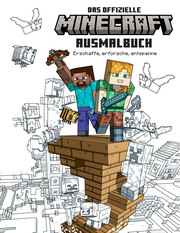 Das offizielle Minecraft Ausmalbuch - Cover