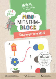 Mini-Mitnehm-Block Kindergartenrätsel - Cover