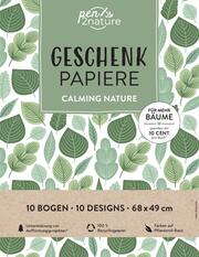Geschenkpapier-Buch Calming Nature
