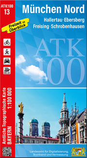 ATK100-13 München Nord (Amtliche Topographische Karte 1:100000)