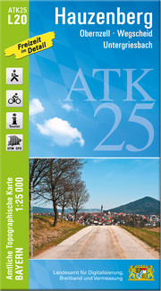 ATK25-L20 Hauzenberg (Amtliche Topographische Karte 1:25000)