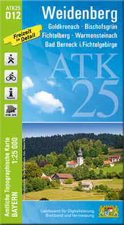 ATK25-D12 Weidenberg (Amtliche Topographische Karte 1:25000)