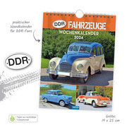 Wochenkalender DDR Fahrzeuge 2024 - Illustrationen 1