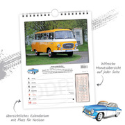 Wochenkalender DDR Fahrzeuge 2024 - Illustrationen 2
