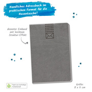Trötsch Adressbuch Soft Touch Mini Anthrazit - Abbildung 1