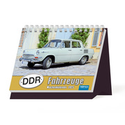 Trötsch Aufstellwochenkalender DDR Fahrzeuge 2025