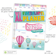 Trötsch Großbildkalender XL Familenplaner 2025 mit 6 Spalten - Illustrationen 1