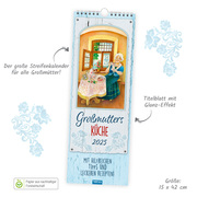 Trötsch Maxi-Streifenkalender Großmutters Küche 2025 - Illustrationen 1