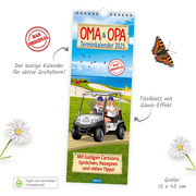 Trötsch Maxi-Streifenkalender Oma und Opa Terminkalender 2025 - Illustrationen 1