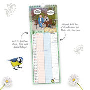 Trötsch Maxi-Streifenkalender Oma und Opa Terminkalender 2025 - Abbildung 2