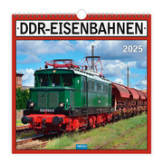 Trötsch Technikkalender DDR-Eisenbahnen 2025 - Cover