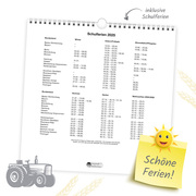 Trötsch Technikkalender DDR-Traktoren 2025 - Illustrationen 3