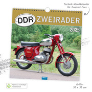 Trötsch Technikkalender DDR-Zweiräder 2025 - Illustrationen 1