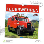 Trötsch Technikkalender Feuerwehren 2025 - Abbildung 1