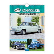 Trötsch Wochenkalender zum Hängen DDR-Fahrzeuge 2025 - Cover
