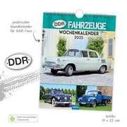 Trötsch Wochenkalender zum Hängen DDR-Fahrzeuge 2025 - Abbildung 1