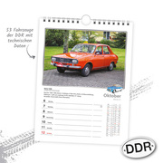 Trötsch Wochenkalender zum Hängen DDR-Fahrzeuge 2025 - Abbildung 3