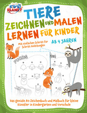 Tiere zeichnen und malen lernen für Kinder ab 4 Jahren