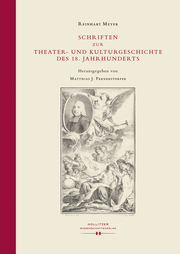 Schriften zur Theater- und Kulturgeschichte des 18. Jahrhunderts - Cover