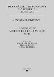 Ludwig Senfl. Motets For Four Voices (A-I)