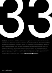 33 Interviews zur Architektur - Cover