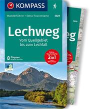 KOMPASS Wanderführer Lechweg, Vom Quellgebiet bis zum Lechfall, 8 Etappen - Cover