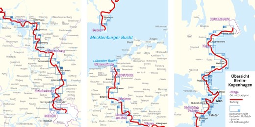 KOMPASS Fahrradführer Von Berlin nach Kopenhagen - Abbildung 1