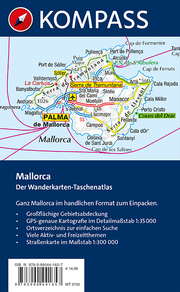 KOMPASS Wanderkarten-Taschenatlas Mallorca 1:35.000 - Abbildung 2
