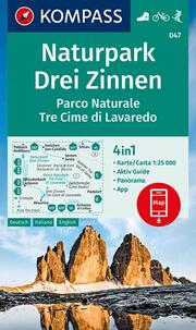 Wanderkarte 047 Naturpark Drei Zinnen, Parco Naturale Tre Cime di Lavaredo