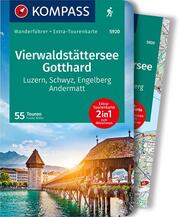 KOMPASS Wanderführer Vierwaldstättersee, Gotthard, 55 Touren mit Extra-Tourenkarte - Cover