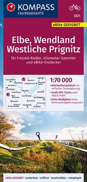 Fahrradkarte Elbe, Wendland, Westliche Prignitz 1:70.000, FK 3321