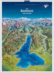 KOMPASS Panorama Der Gardasee, Lago di Garda, Poster