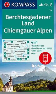 Wanderkarte 14 Berchtesgadener Land, Chiemgauer Alpen