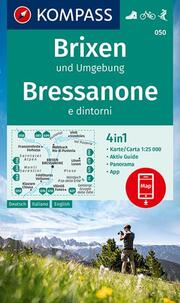 KOMPASS Wanderkarte 050 Brixen und Umgebung, Bressanone e dintorni 1:25.000