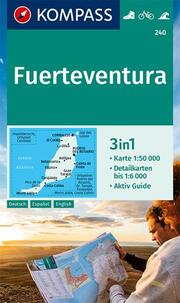 KOMPASS Wanderkarte 240 Fuerteventura 1:50.000 - Cover