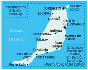 KOMPASS Wanderkarte 240 Fuerteventura 1:50.000 - Abbildung 1