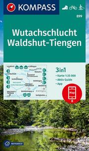 Wanderkarte 899 Wutachschlucht, Waldshut, Tiengen
