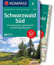 KOMPASS Wanderführer Schwarzwald Süd mit Naturpark, Kaiserstuhl und Markgräflerland