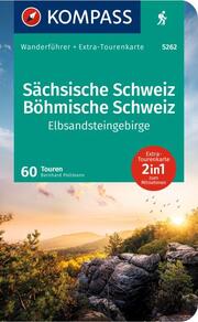 KOMPASS Wanderführer Sächsische Schweiz, Böhmische Schweiz, Elbsandsteingebirge - Cover