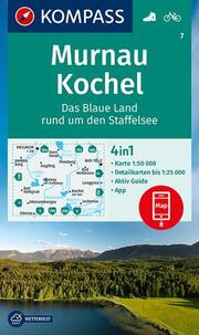 Wanderkarte 7 Murnau - Kochel - Das blaue Land rund um den Staffelsee