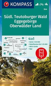 KOMPASS Wanderkarte 844 Südlicher Teutoburger Wald - Eggegebirge - Oberwälder Land 1:50.000