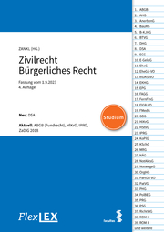 FlexLex Zivilrecht - Bürgerliches Recht¦Studium - Cover