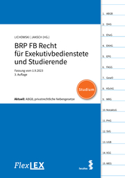 FlexLex BRP FB Recht für Exekutivbedienstete und Studierende - Studium