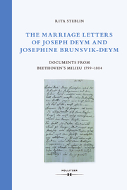 The Marriage Letters of Joseph Deym and Josephine Brunsvik-Deym
