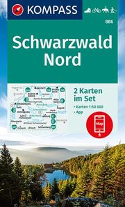 Wanderkarte 886 Schwarzwald Nord - Cover